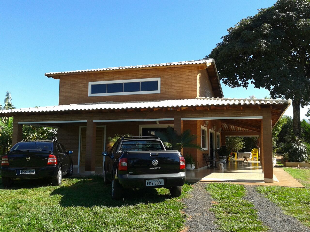 Obra em tijolo ecológico